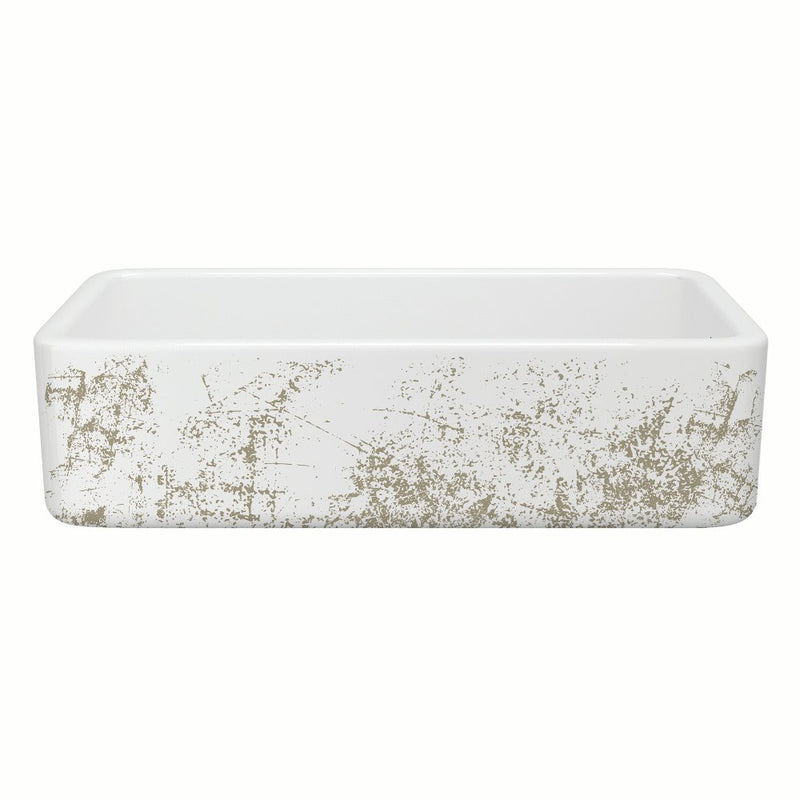 Shaws RC3618 36" Lancaster Single Bowl Farmhouse Apron Front Fireclay Kitchen Sink