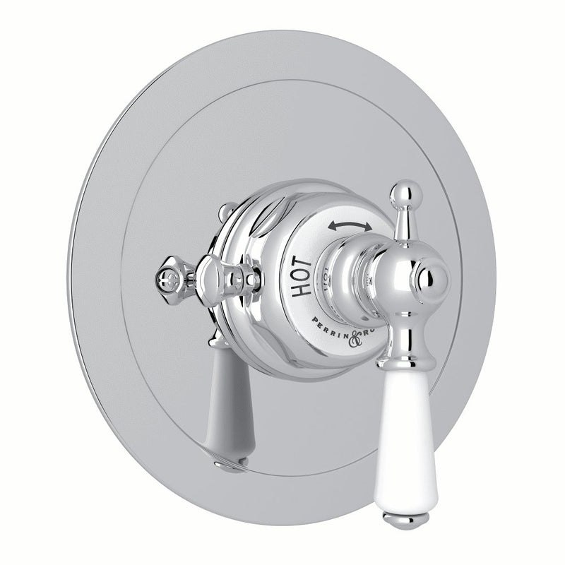 Perrin & Rowe Edwardian™ Era 3/4" Round Thermostatic Trim Without Volume Control