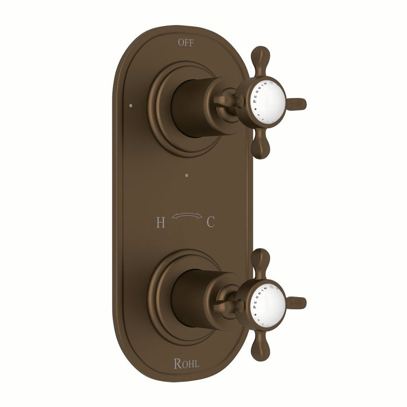 Perrin & Rowe Edwardian™ 1/2" Thermostatic Trim with Diverter
