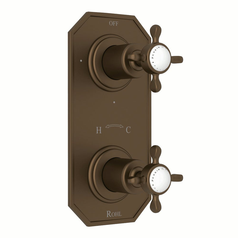 Perrin & Rowe Edwardian™ 1/2" Thermostatic Trim with Diverter