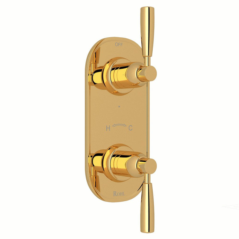 Perrin & Rowe Holborn™ 1/2" Thermostatic Trim with Diverter