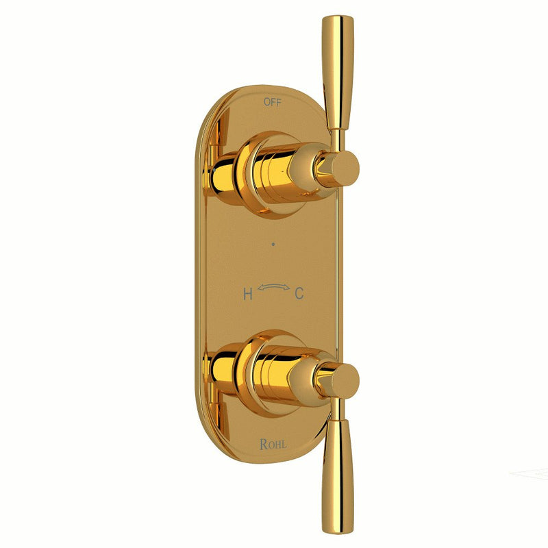 Perrin & Rowe Holborn™ 1/2" Thermostatic Trim with Diverter