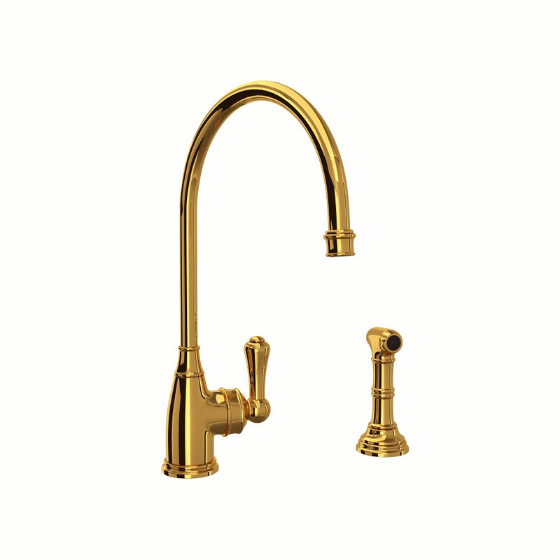 Perrin & Rowe Georgian Era™ Kitchen Faucet With Side Spray