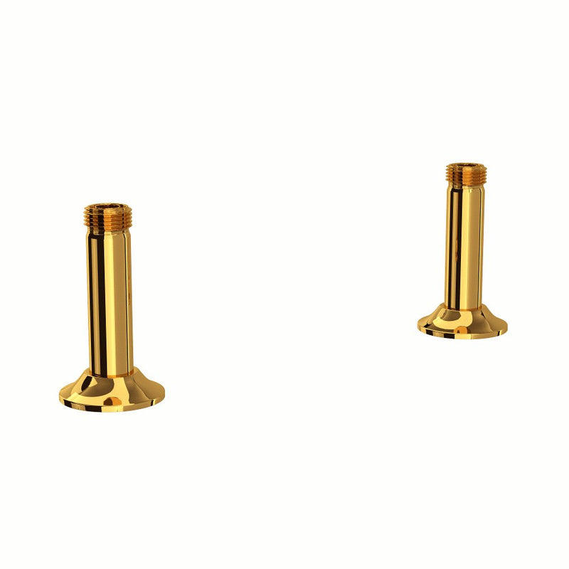 Perrin & Rowe Georgian Era™ Bridge Faucet Straight Deck Unions