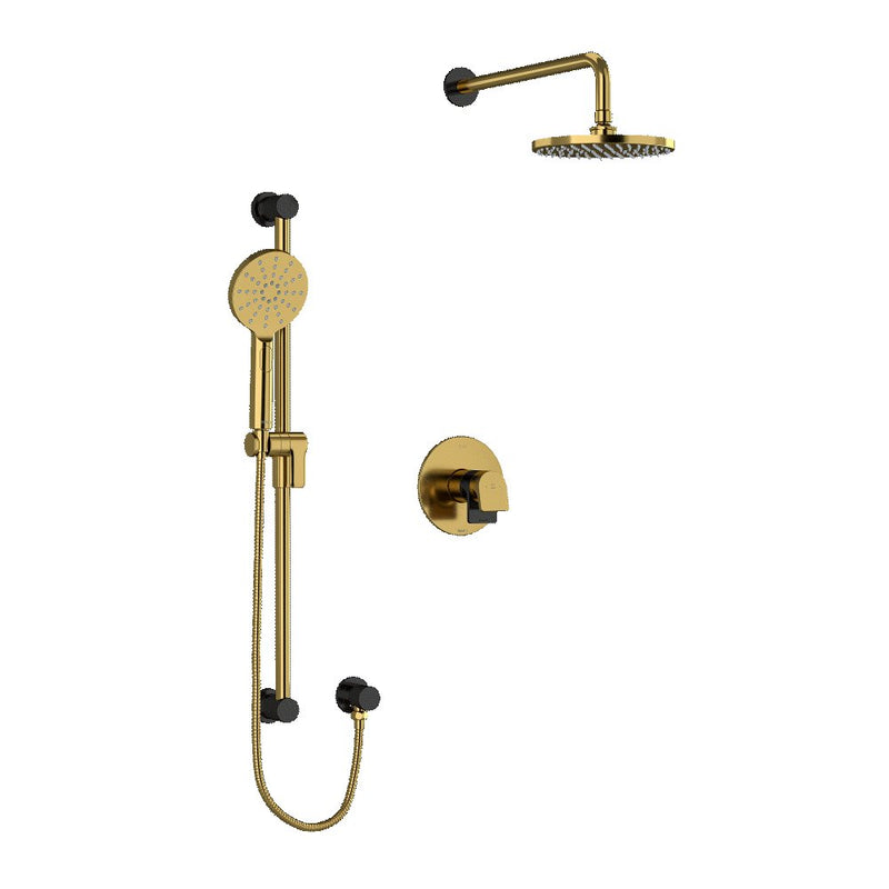 Riobel Ode 2-Way Shower System Trim with Hand Shower and Shower Head TKIT323OD