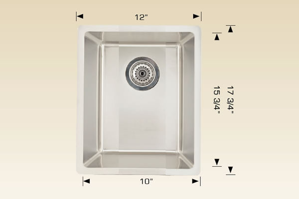 Bosco 207110 Standard Series Stainless Steel Kitchen Sink