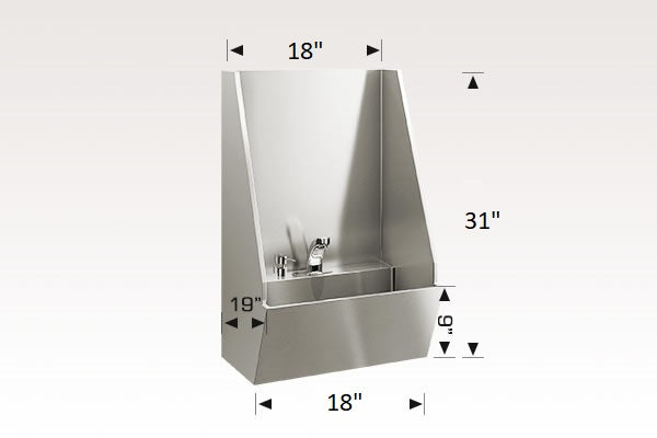 Bosco 211819 Stainless Steel Hand-Wash Station