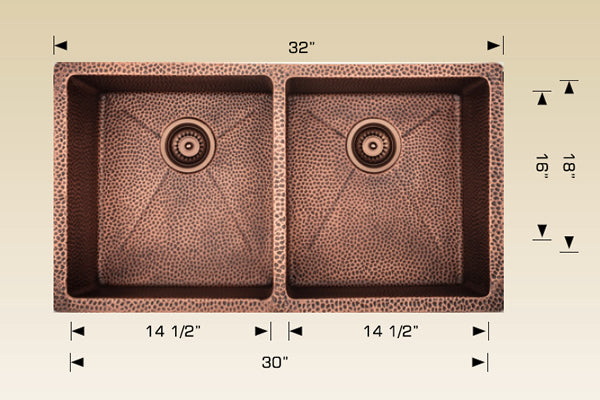Bosco 226032 Copper Series Kitchen Sinks