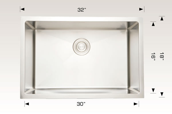 Bosco 203313 Plus Diamond Plus Series Stainless Steel Kitchen Sink