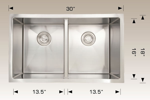Bosco 203319M Deluxe Series Stainless Steel Kitchen Sink