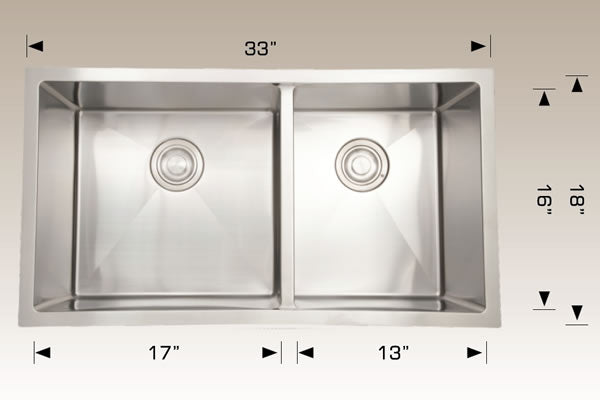 Bosco 203321M Deluxe Series Stainless Steel Kitchen Sink