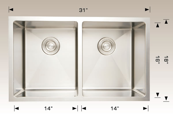 Bosco 203327 Plus Deluxe Plus Series Stainless Steel Kitchen Sink