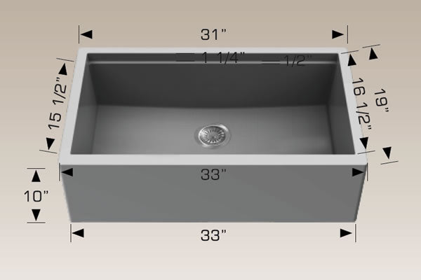 Bosco 205133M Granite Series Kitchen Sinks