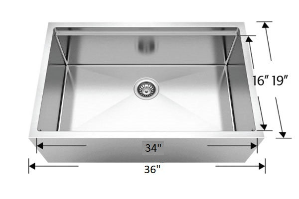 Bosco 213625M Titanium Series Plus Stainless Steel Kitchen Sink