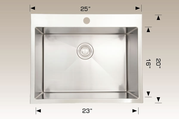Bosco T202222 Deluxe Series Stainless Steel Kitchen Sink