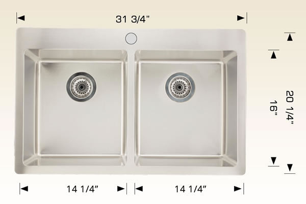 Bosco T208026 Builder Series Stainless Steel Kitchen Sink