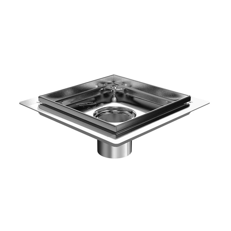 Zitta 8'' x 8'' square Flange Edge SS channel with menbrane