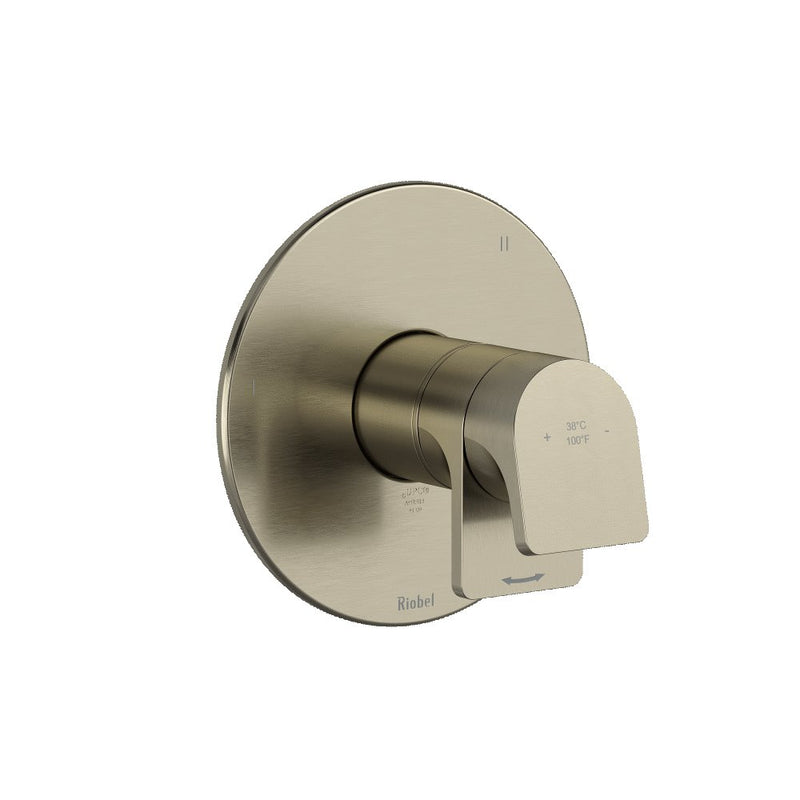 Riobel Ode TOD45 3-way Type T/P (thermostatic/pressure balance) coaxial valve trim (Without Rough-in)