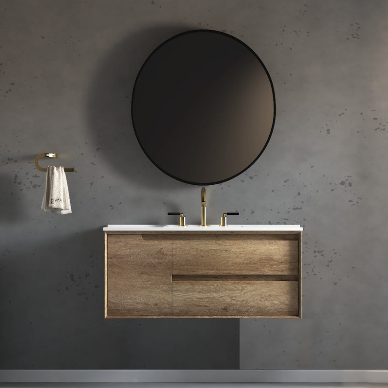 Virta Ashley 42 Inch Wall Hung Single Sink Vanity