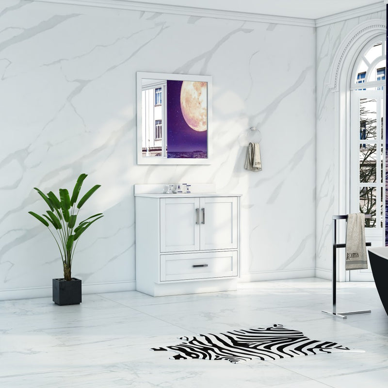 Virta Flow 30 Inch Floor Mount Single Sink Custom Vanity