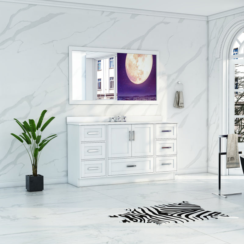 Virta Flow 67 Inch Floor Mount Single Sink Custom Vanity