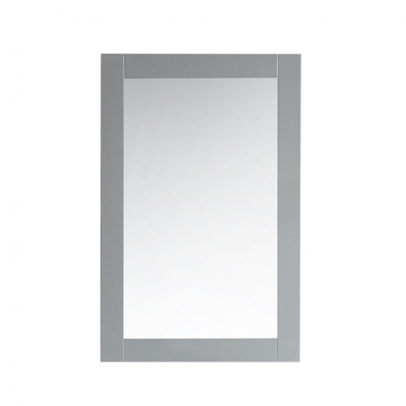 Virta 24 Inch Rectangular Wood Framed Mirror
