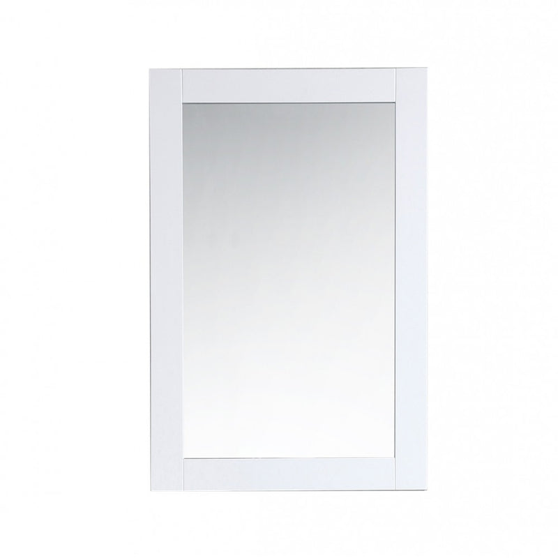 Virta 24 Inch Rectangular Wood Framed Mirror