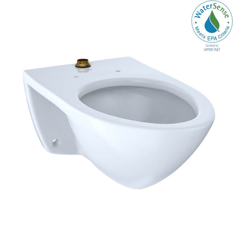 TOTO CT708U COMMERCIAL WALL MOUNT EL BOWL TOP SPUD