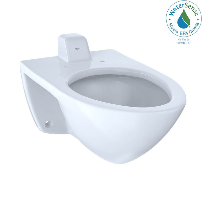 TOTO CT708UVG COMMERCIAL WALL MOUNT EL BOWL BACK SPUD CEFIONTECT