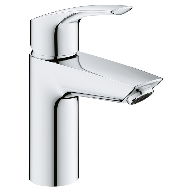 Grohe 32643 Eurosmart Single Hole Single-Handle S-Size Bathroom Faucet 1.2 GPM Less Drain