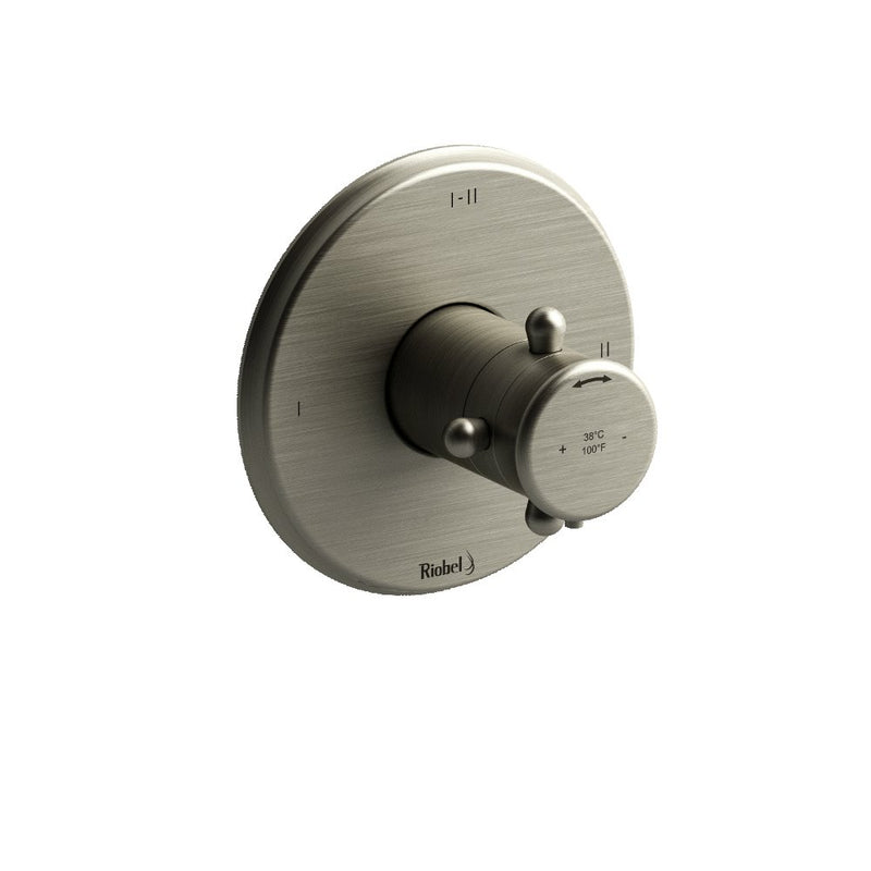 Riobel Georgian TGN23 2-way Type TP thermostaticpressure balance coaxial valve trim (Without Rough-in)