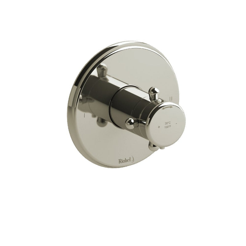 Riobel Georgian TGN44 2-way no share Type TP thermostaticpressure balance coaxial valve trim (Without Rough-in)