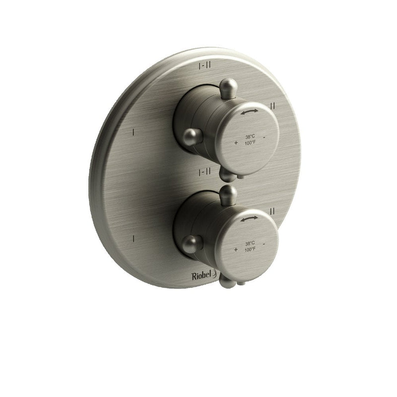 Riobel Georgian GN46 4-way Type TP thermostaticpressure balance 0.75coaxial complete valve