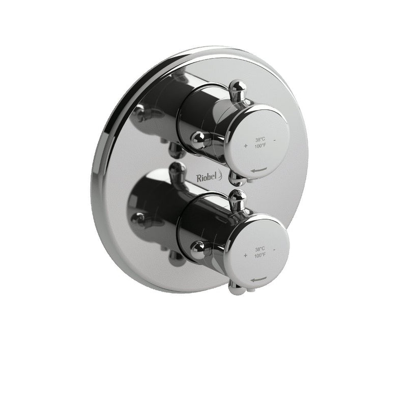 Riobel Georgian GN83 4-way Type TP thermostaticpressure balance 0.75 coaxial complete valve