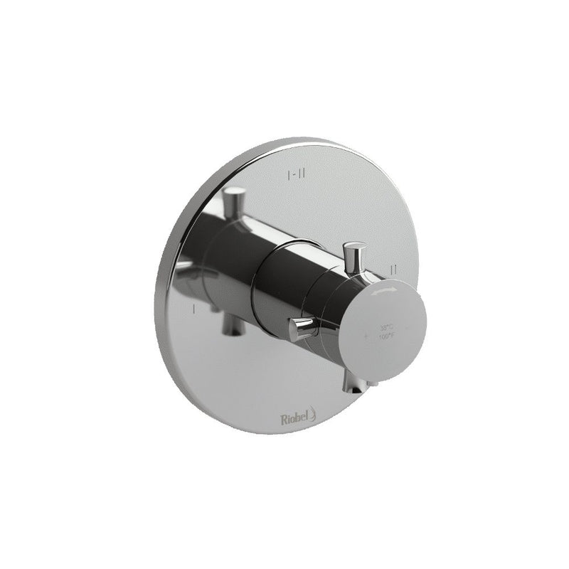Riobel Edge TEDTM23 2-way Type TP thermostaticpressure balance coaxial valve trim (Without Rough-in)