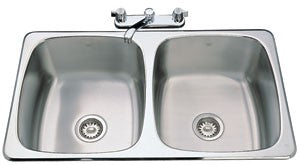 Kindred QD2035 Double Bowl 20 gauge