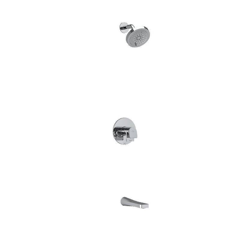 Riobel Ode Shower System with Shower Head and Tub Spout KIT4744OD