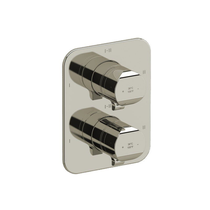 Riobel Salome TSA46 4-way Type TP thermostaticpressure balance coaxial valve trim (Without Rough-in)