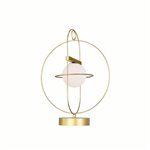 CWI Ovni LED Island/Pool Table Chandelier With Brass Finish