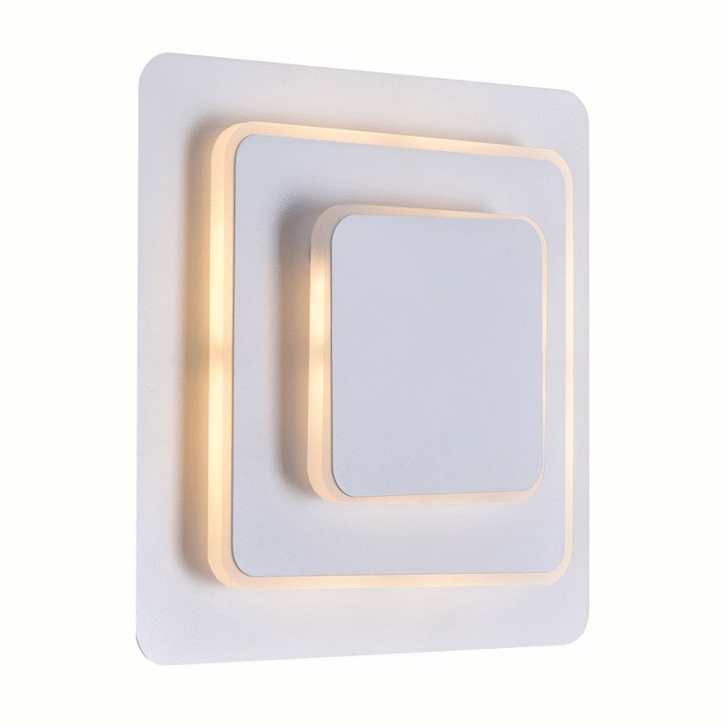 CWI Private I  LED Sconce With Matte White Finish