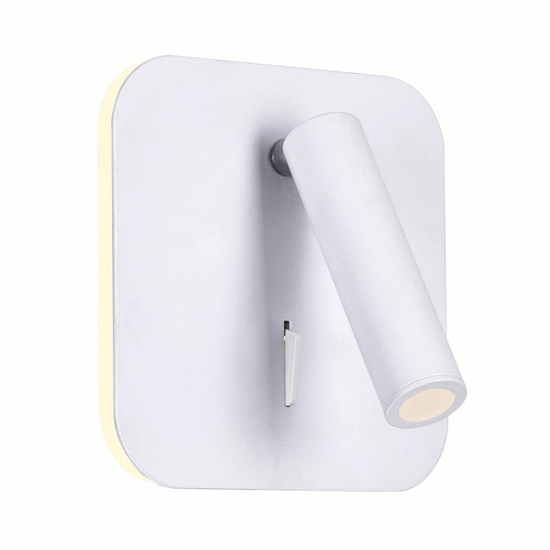CWI Private I  LED Sconce With Matte White Finish