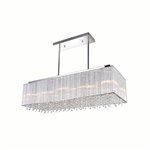 CWI Frosted 1 Light Drum Shade Flush Mount With Satin Nickel Finish