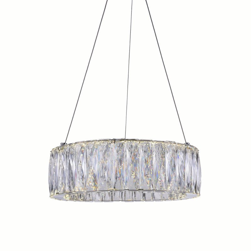 CWI Juno LED Chandelier With Chrome Finish