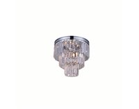 CWI Arkansas 4 Light Chandelier With Chrome Finish