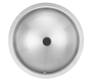 Kindred KSOV18U 18 gauge stainless steel undermount vanity basin