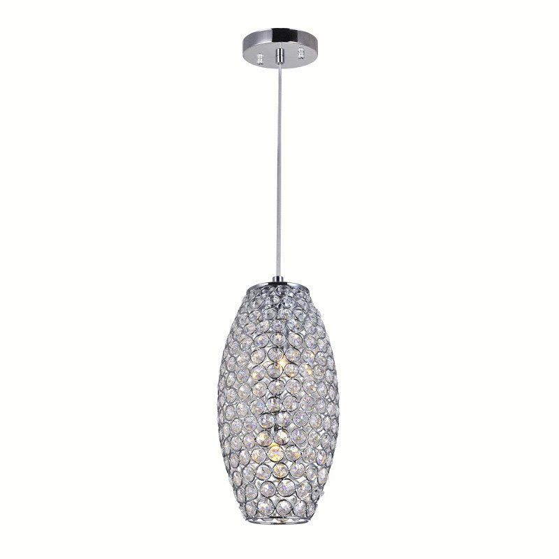 CWI Sage 2 Light Mini Chandelier With Chrome Finish