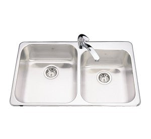 Kindred QCM2033 Double Bowl combination 20 gauge