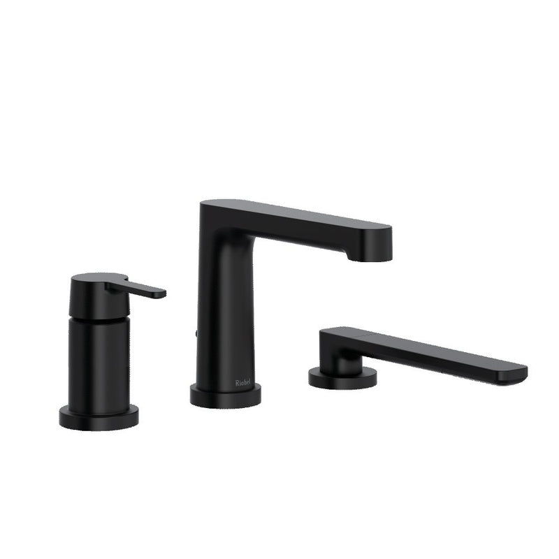 Riobel Nibi TNB16 3-Piece Type P Pressure Balance Deck-Mount Tub Filler With Handshower Trim (Without Rough-in)
