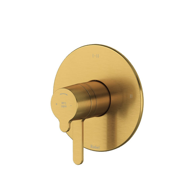 Riobel Nibi TNB23 2-Way Type T/P Thermostatic/Pressure Balance Coaxial Valve Trim (Without Rough-in)