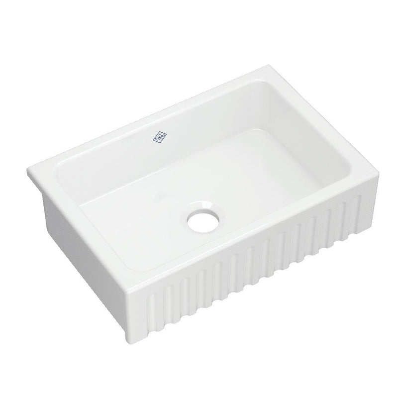 Shaws BL3121 31" Bowland Single Bowl Apron Front Fireclay Kitchen Sink